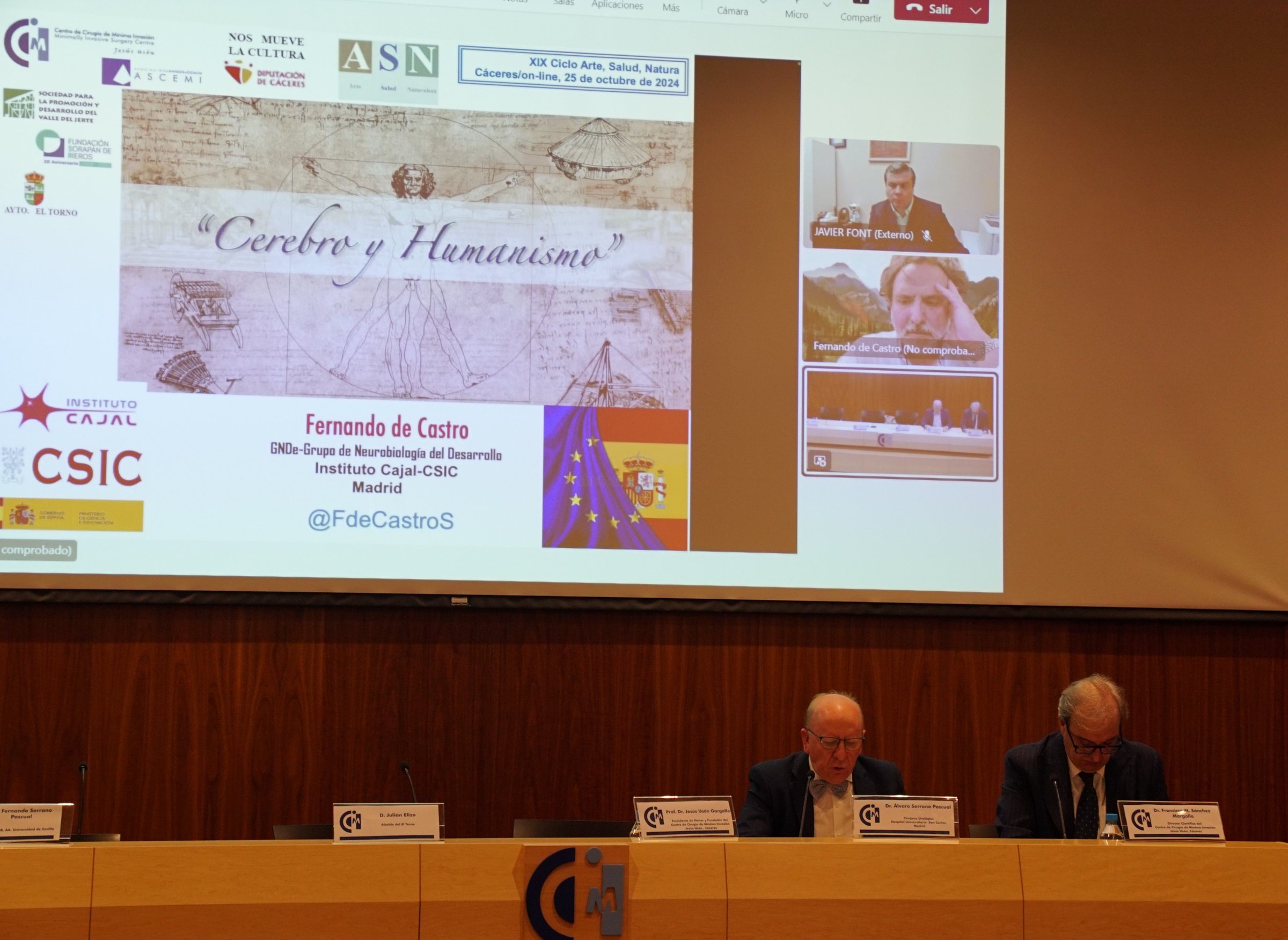 Fernando de Castro. Conferencia on line