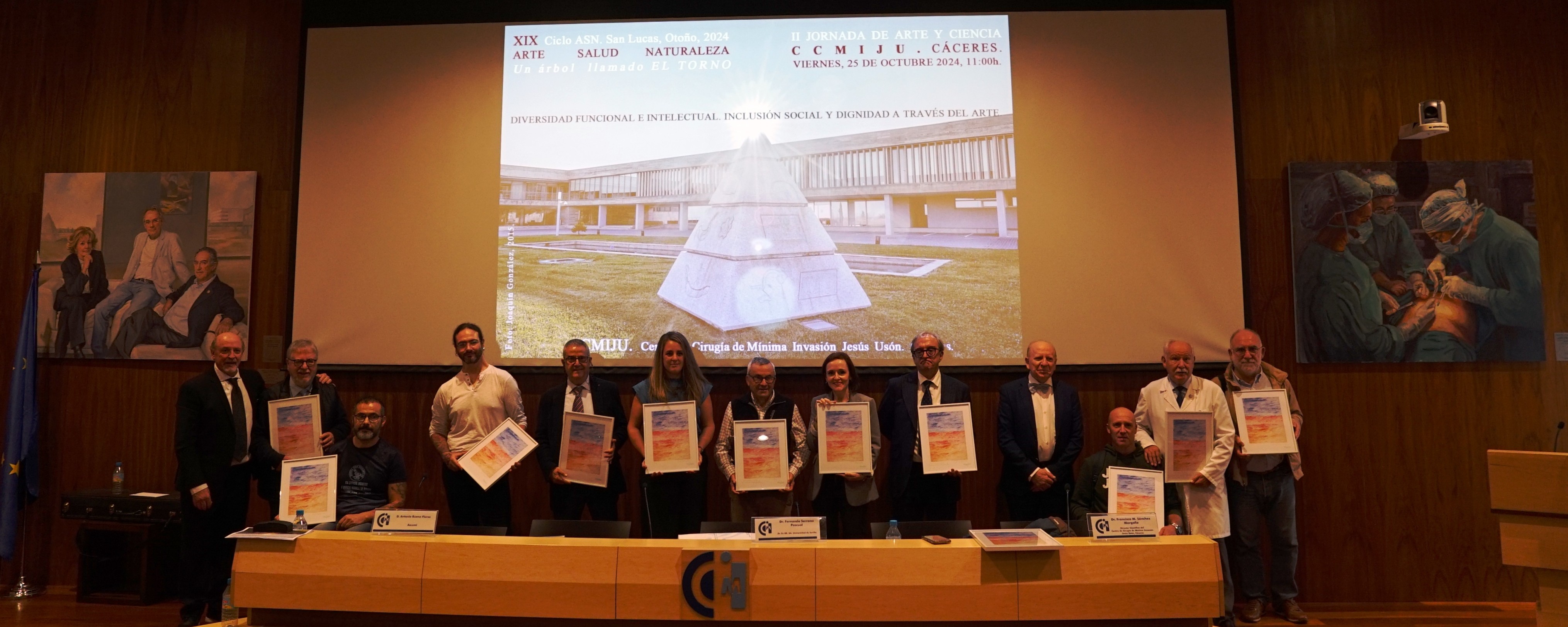 Foto de grupo — II Jornada Arte y Ciencia · CCMIJU