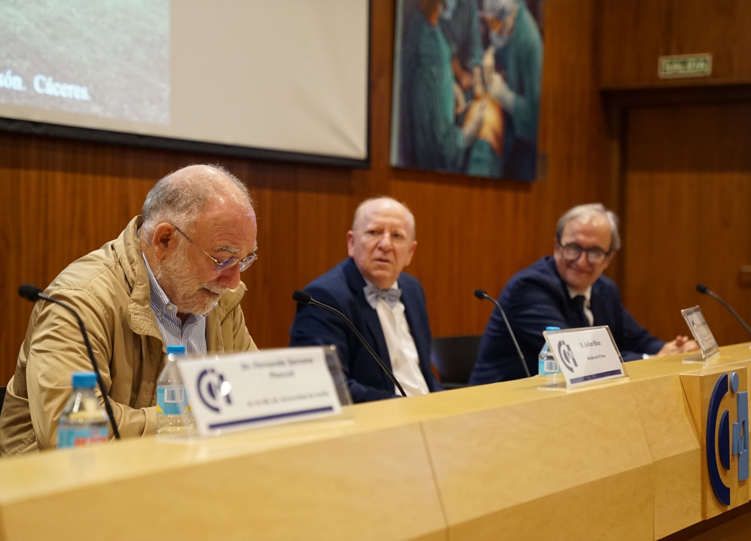 Jose Ramón Gutierrez, Álvaro Serrano y D. Fco. Sánchez-Margallo